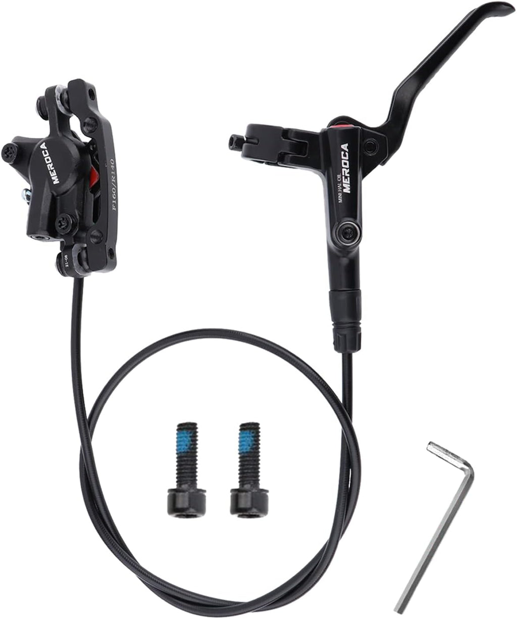 MTB Hydraulic Disc Brake Set with 160mm Rotors, Aluminum Alloy, Pack of 2 J600