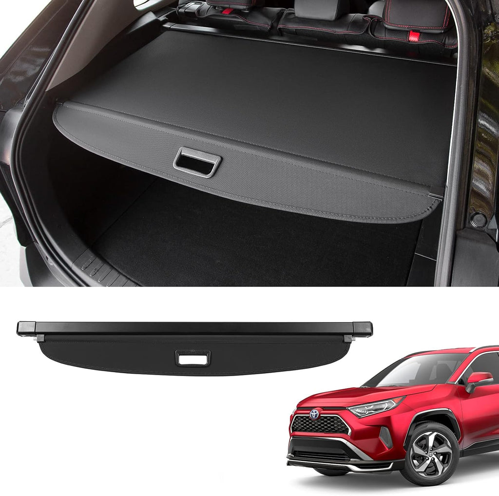 Black Canvas Retractable Cargo Cover for Toyota RAV4 W8904