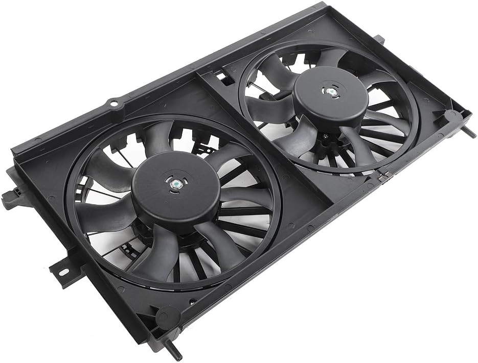 Radiator Cooling Dual Fan Assembly for 2000-2003 Chevrolet Impala Monte V6 3.4L 3.8L M251