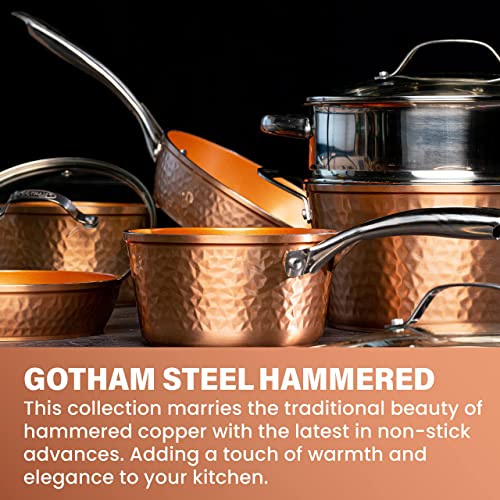 15 Pc Non Stick Copper Ceramic Cookware Set L82093