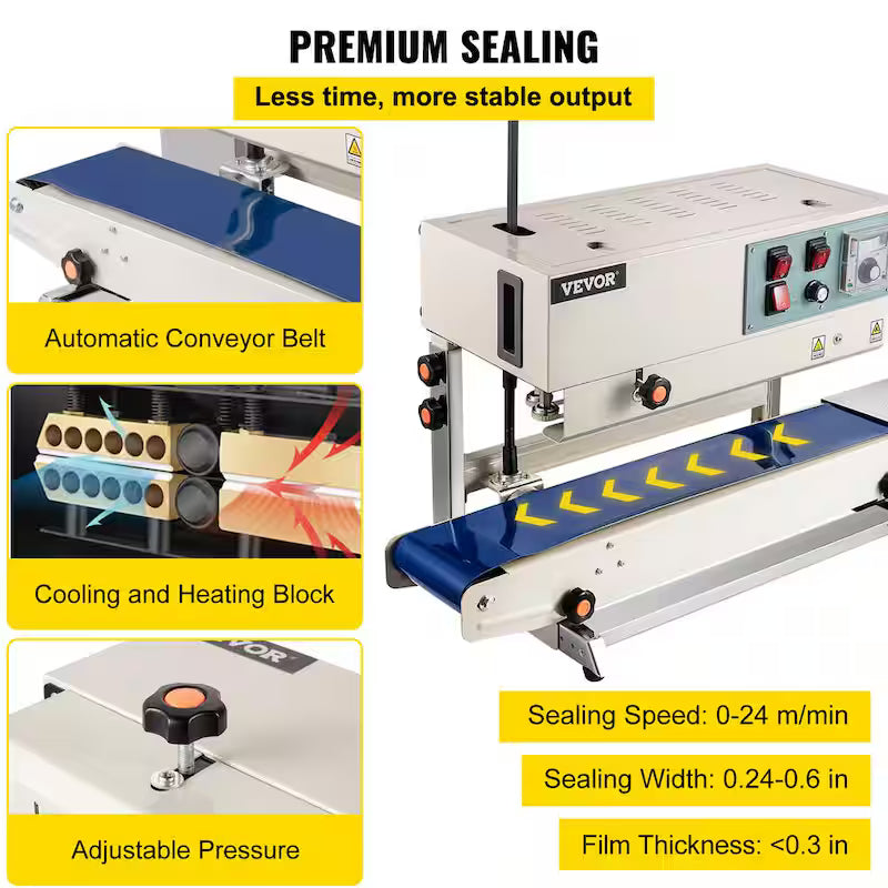 Continuous Band Sealer Vertical Sealing Machine P79861