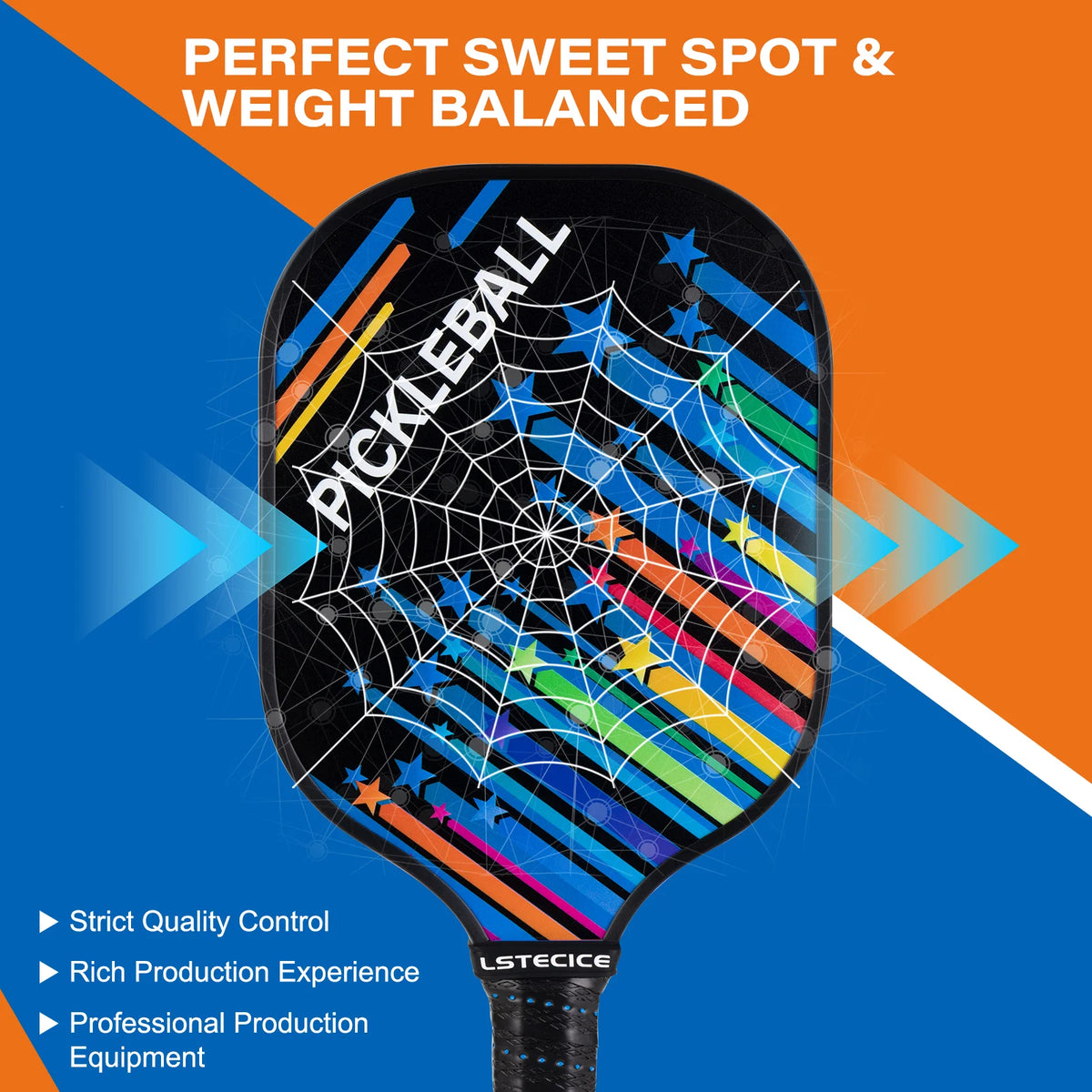 Pickleball Paddle Set of 4 with Black Bag V548774