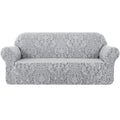Jacquard Stretch Spandex Floral Pattern Anti-Slip Couch Slipcover W274