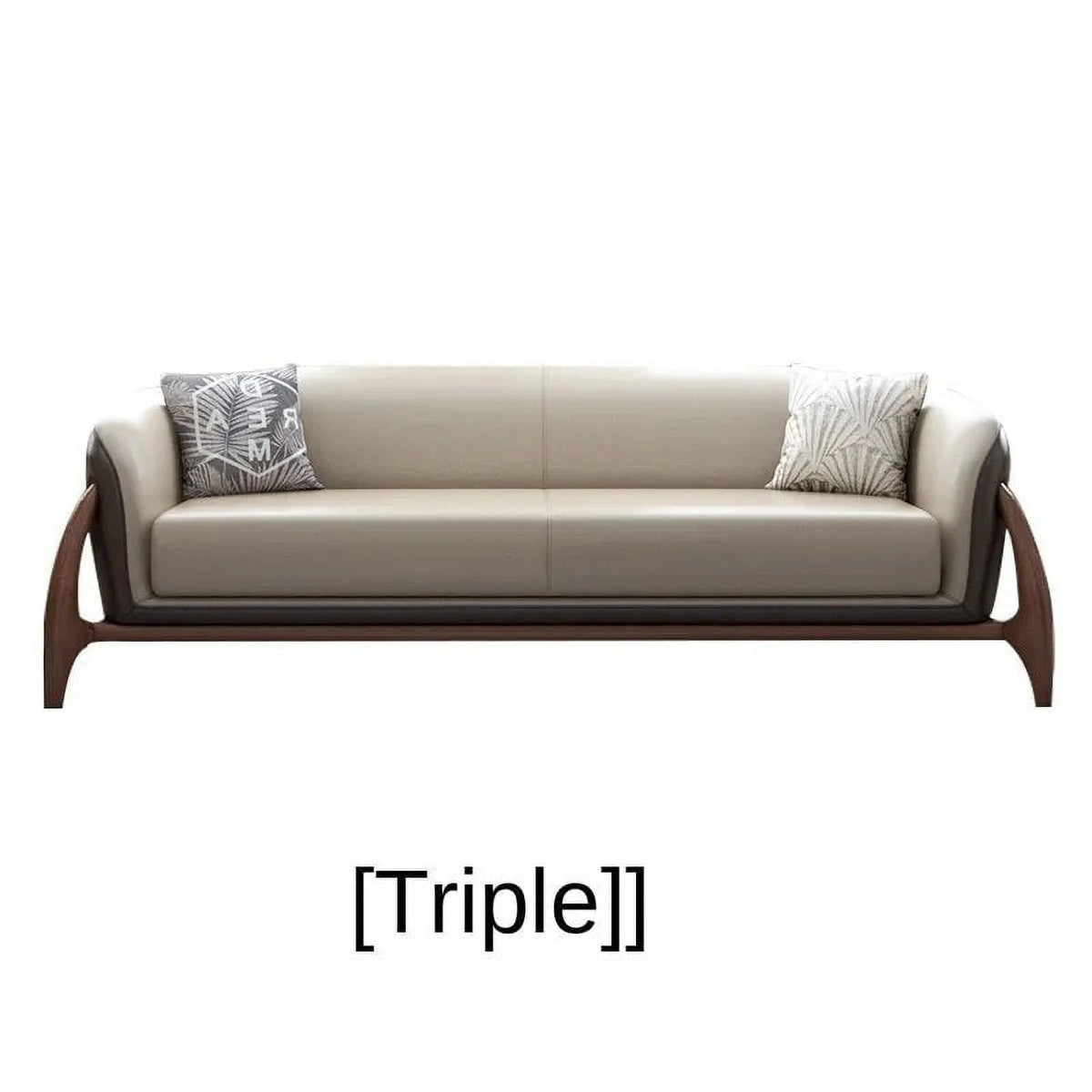 Nordic Leather Sectional Sofa Set Q2925
