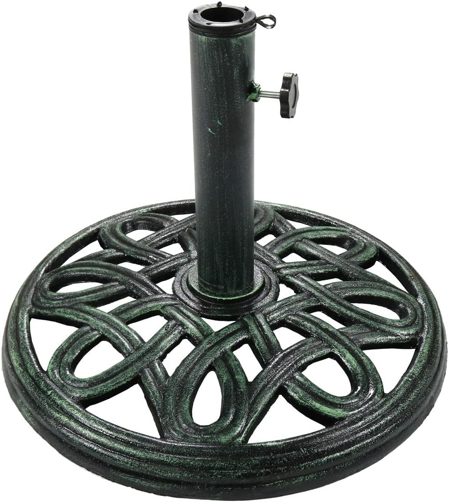 Heavy Duty Cast Iron 17-Inch Umbrella Base Stand O7313
