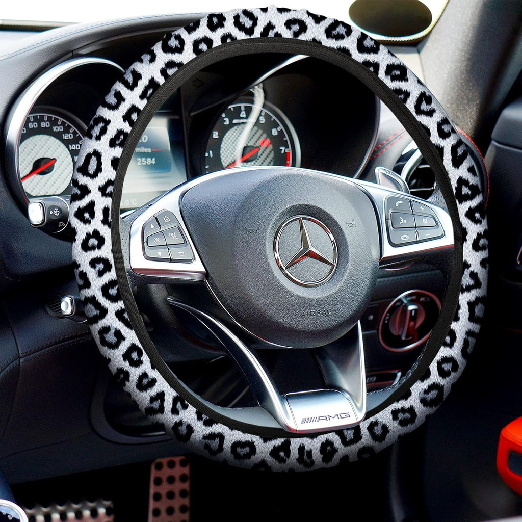 17 Pieces Leopard Print Car Accessories Set P2040