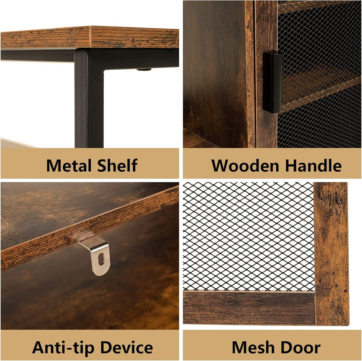 Storage Cabinet with Shelves and Door P846