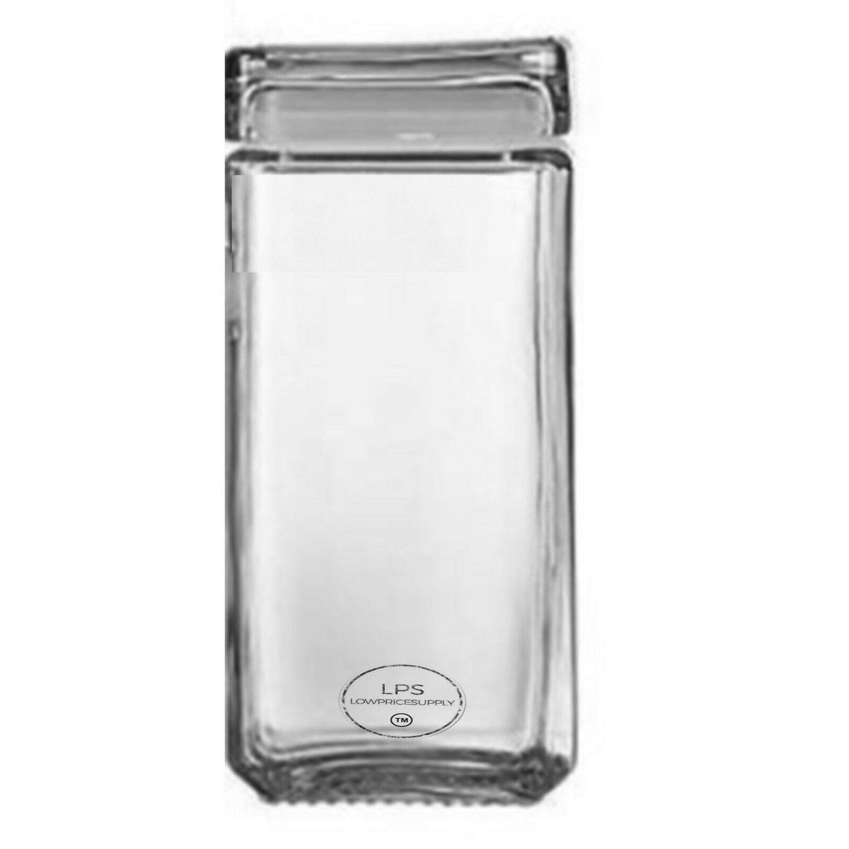 1.5 Quart Clear Glass Storage Jar Set of 4 A4963