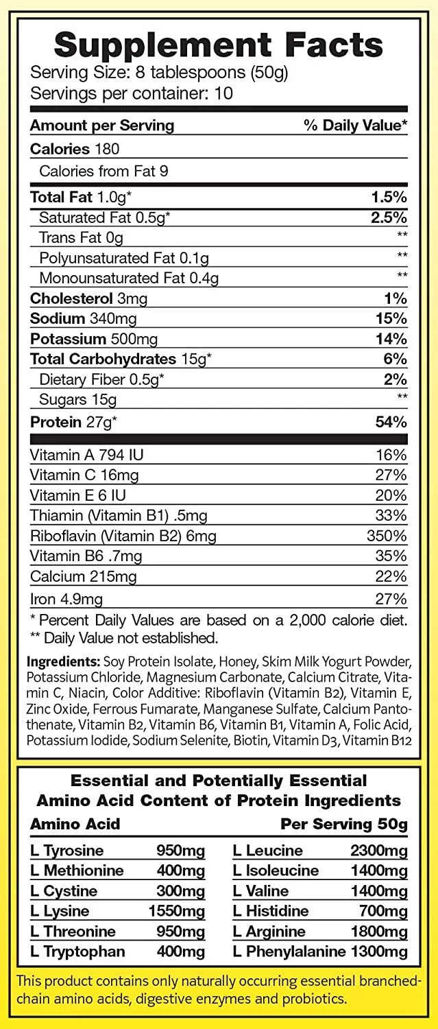 17.6 oz 6 Pack Plant Based Protein Powder J154543