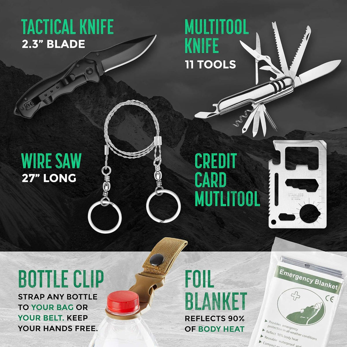 20 in 1 Survival Kit P5440