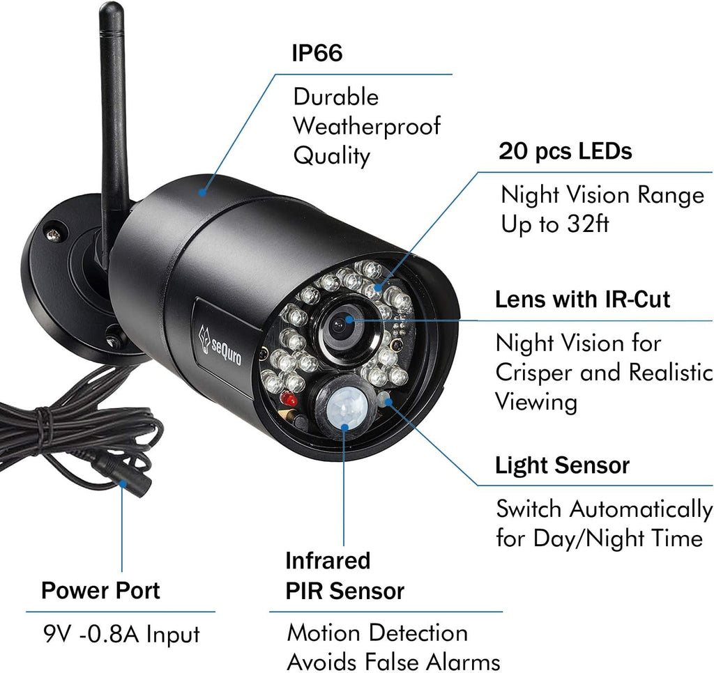Black Weatherproof IP66 Bullet Camera B5906