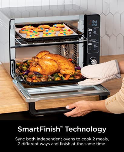 12-in-1 Double Oven with FlexDoor, Stainless Steel G344
