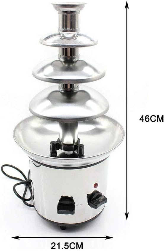 4-Tier Stainless Steel Chocolate Fondue Fountain G69120