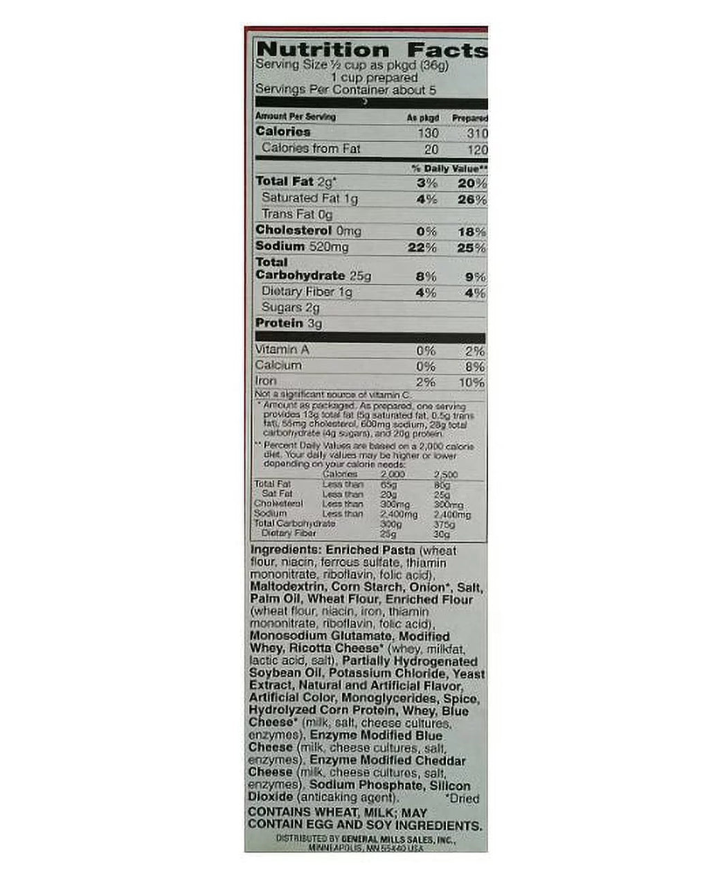 Pasta & Sauce Mix 4.8 oz S431586