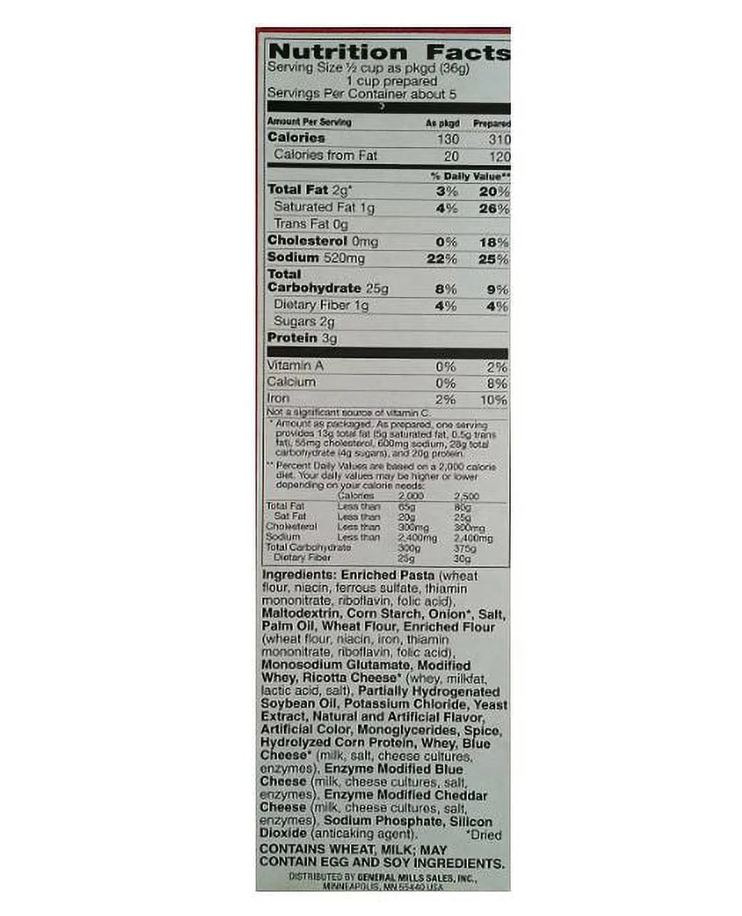 Pasta & Sauce Mix 4.8 oz S431586
