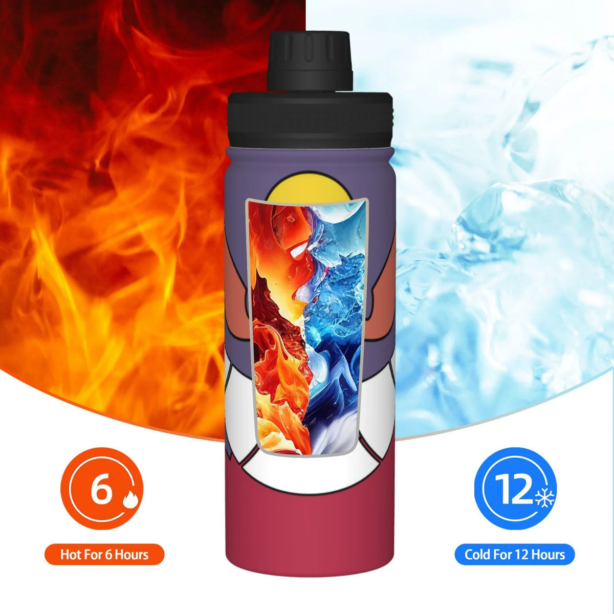 Insulated Stainless Steel Water Bottle 18OZ C62723