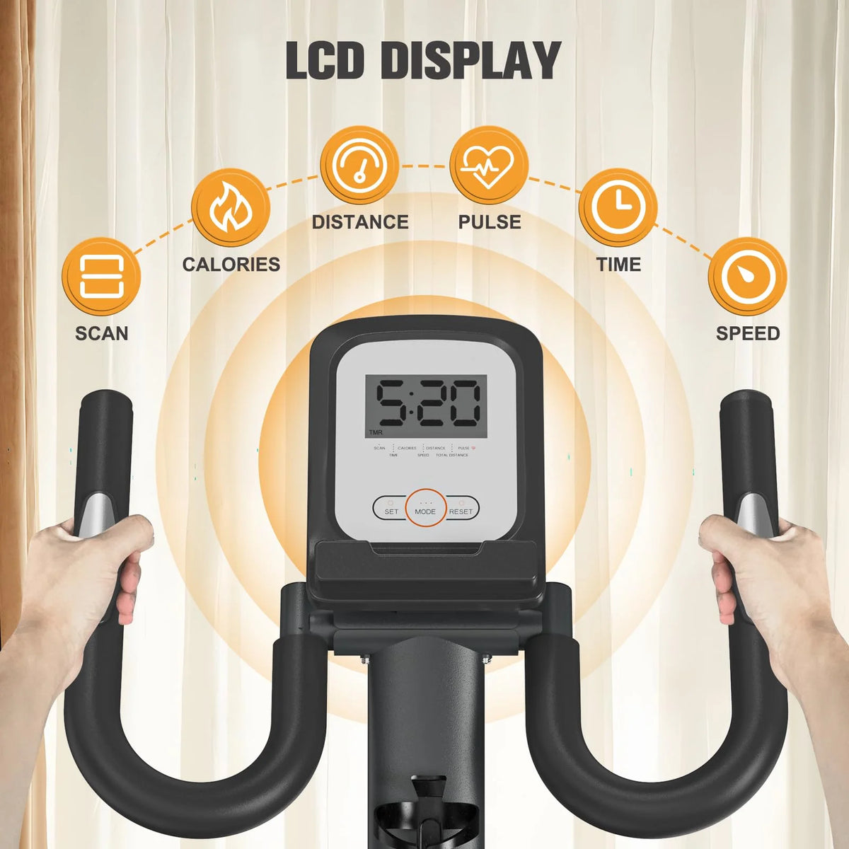 Upright Foldable Stationary Bike X617