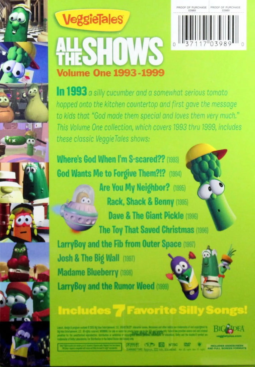 Veggie Tales: All the Shows Volume 1 D528848