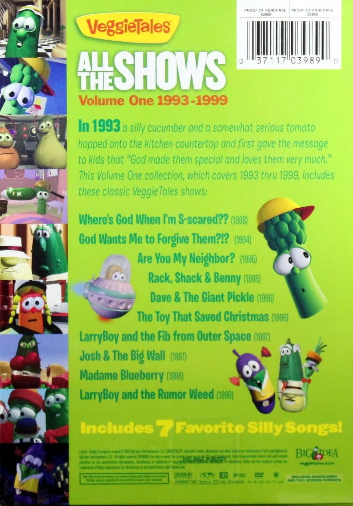 Veggie Tales: All the Shows Volume 1 D528848