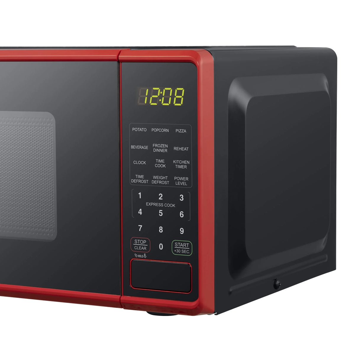 0.7 cu. ft. 700 Watts Red Countertop Microwave Oven Z370575