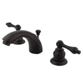 Oil Rubbed Bronze Mini-Widespread Bathroom Faucet D55635