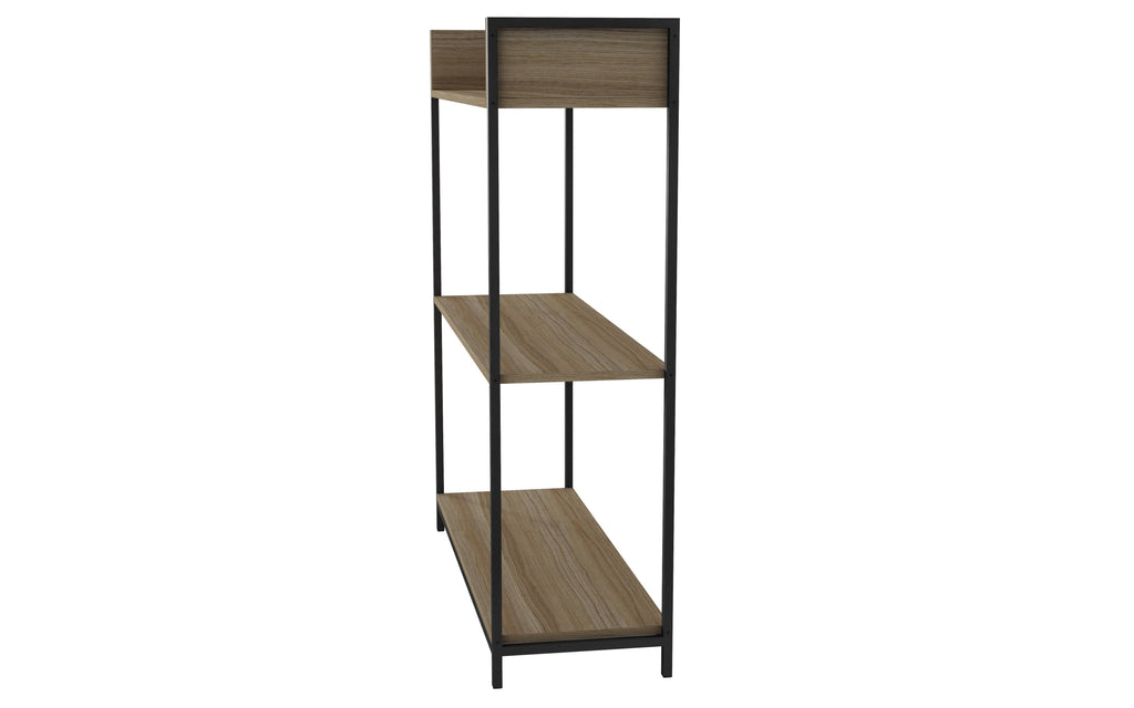 3 Shelves Dark Oak Bookcase H857