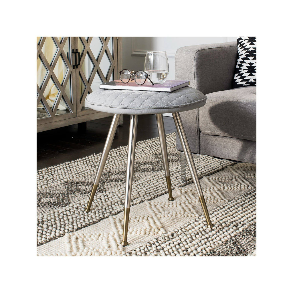 Grey Mid Century Modern Stool E20657