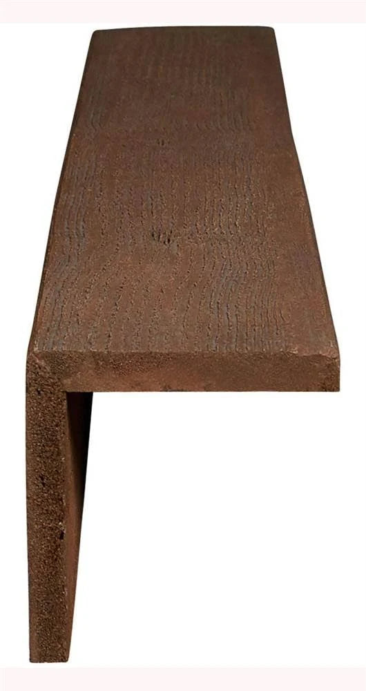 6x22W x 6x22H x 16L 2-Sided Rough Sawn Faux Wood Ceiling Beam F249