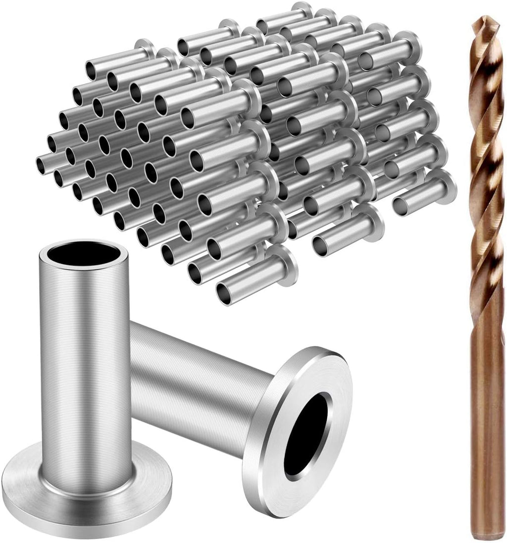 120 Pack Stainless Steel Protector Sleeves for Deck Cable Railing U721700