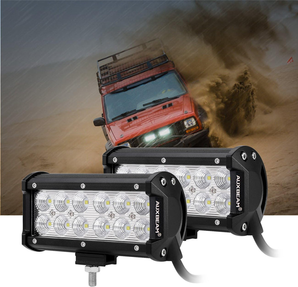 LED Light Bar 7Inch 36W Flood LED Work Lights Waterproof (2 PCS) P871593