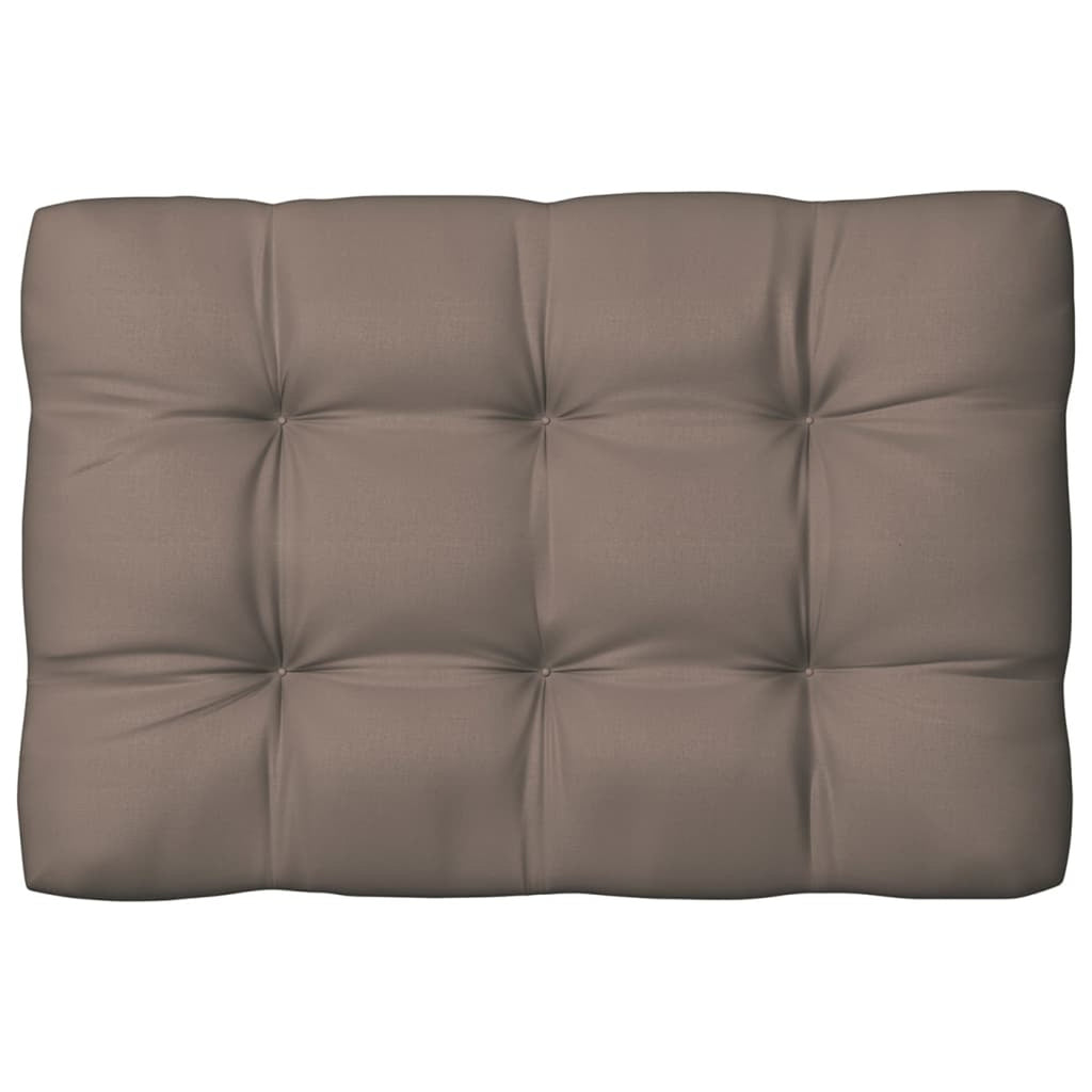 Set of 5 Taupe Fabric Pallet Sofa Cushions M749