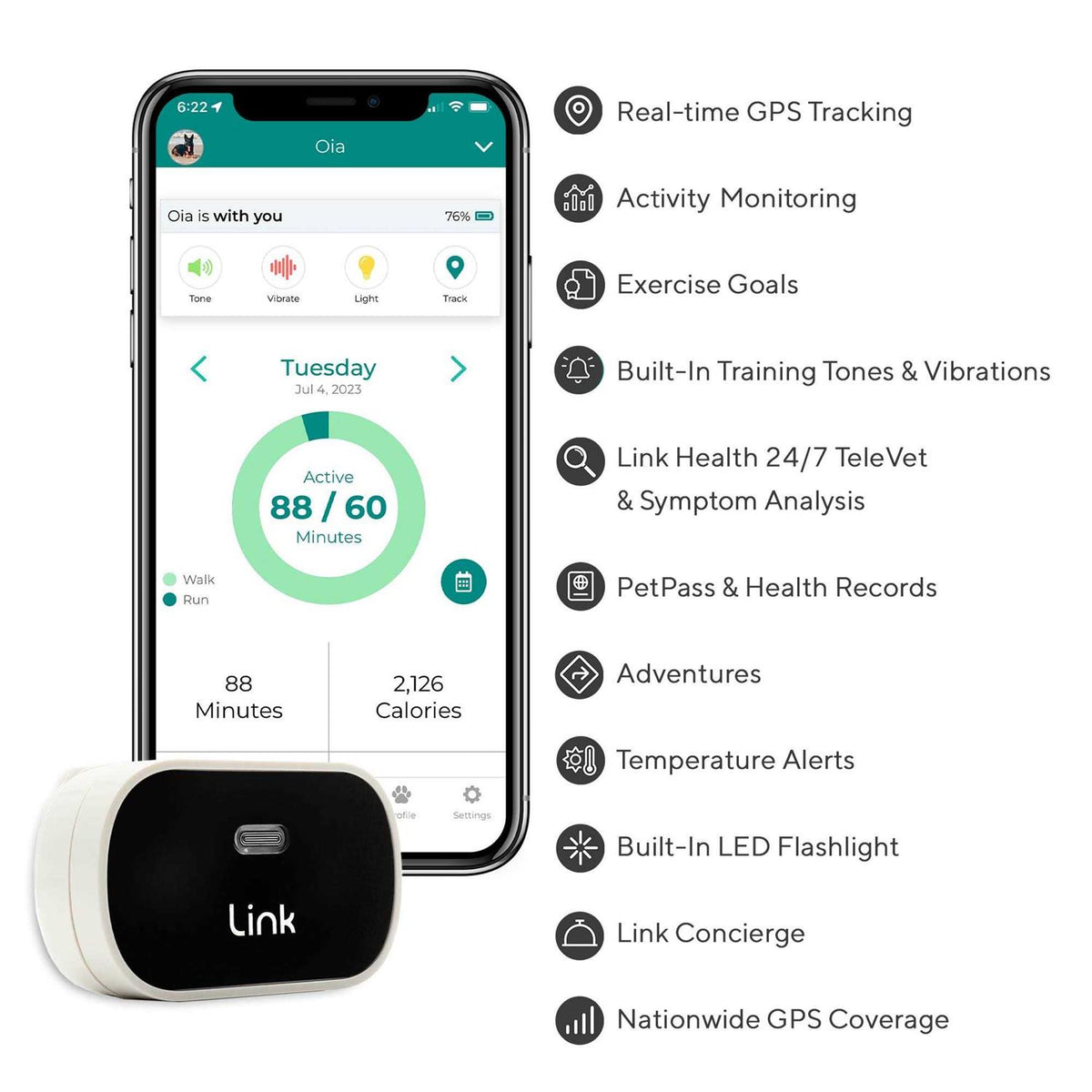 GPS Dog Tracker & Activity Monitor T584510