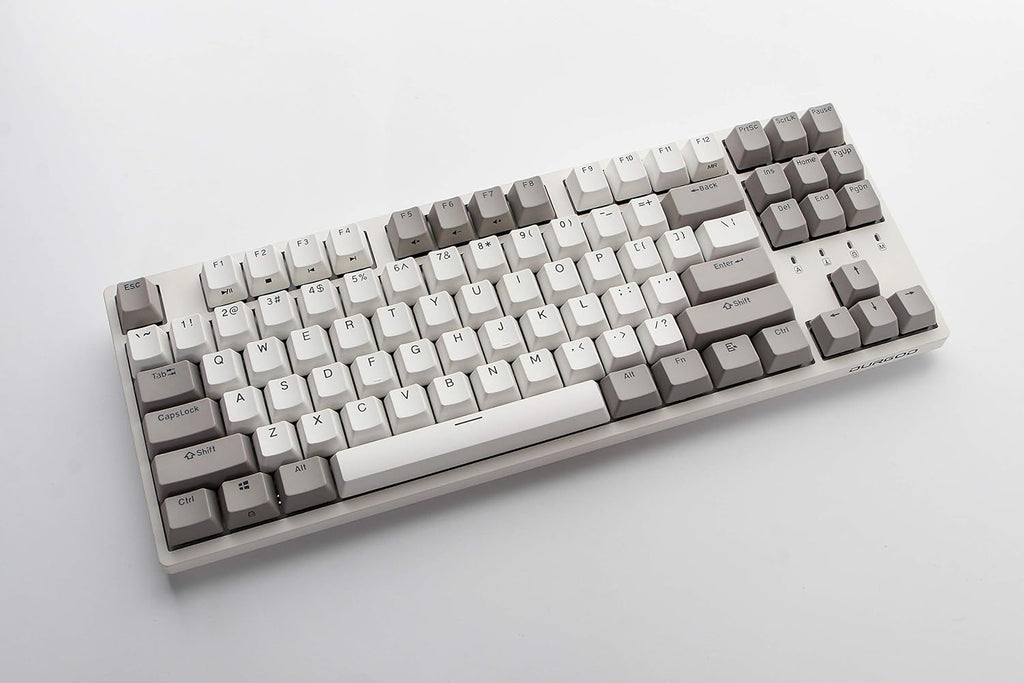 White 87 Keys Mechanical Gaming Keyboard V412