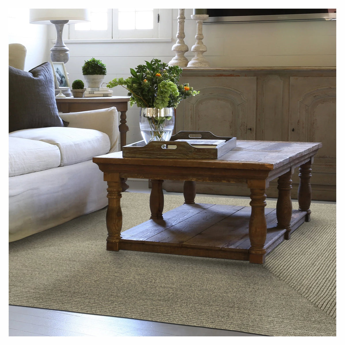 Gray Reversible Braided Rug 4x6 Feet K585593