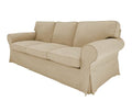 3 Seat Linen Sofa Cover S237468