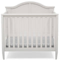 Mini Convertible Baby Crib with Mattress in Bianca White P166583