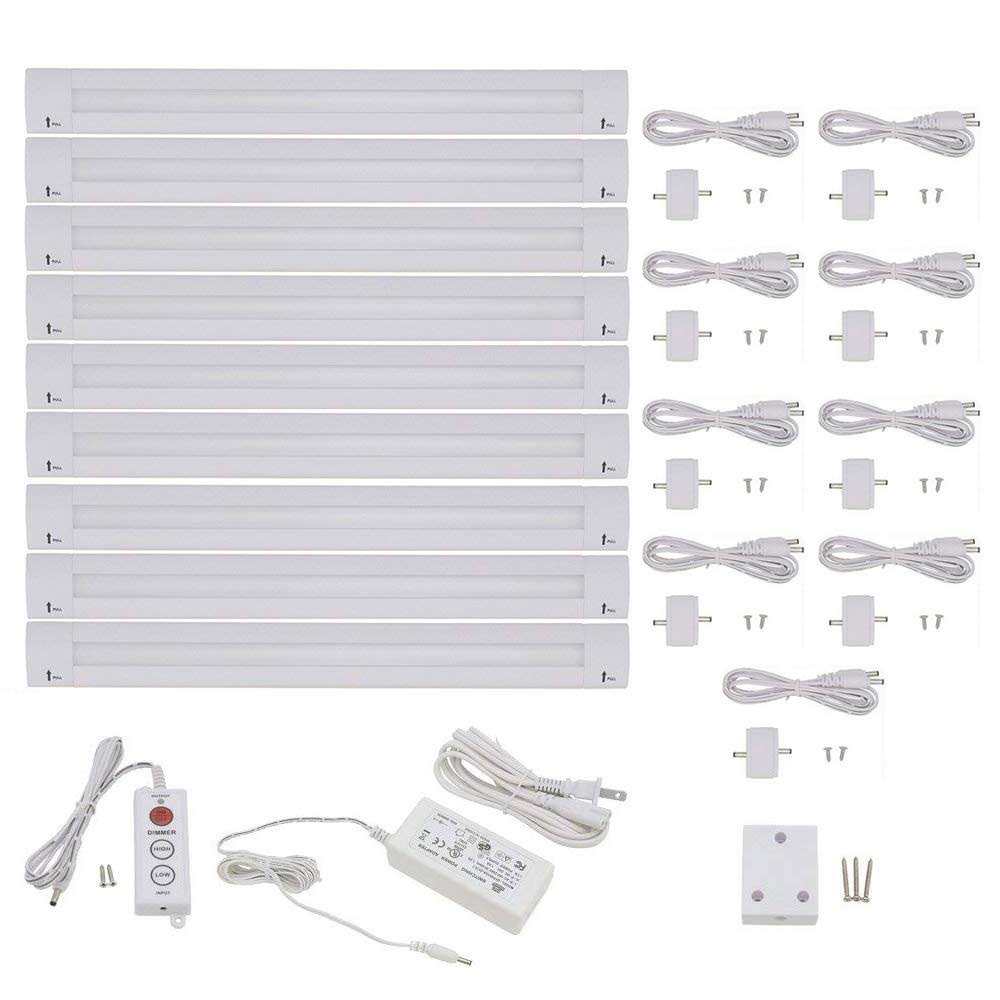 12 inch Warm White Modular LED Under Cabinet Lighting 9 Panel O728279