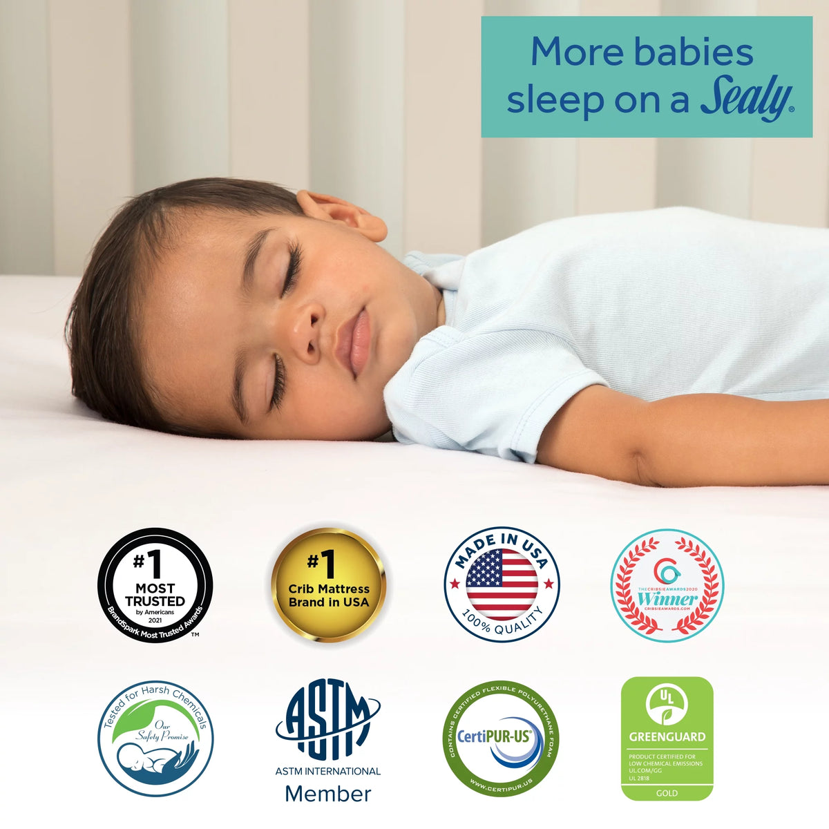 2-Stage Antibacterial 204 Coil Baby Crib & Toddler Mattress Q159399