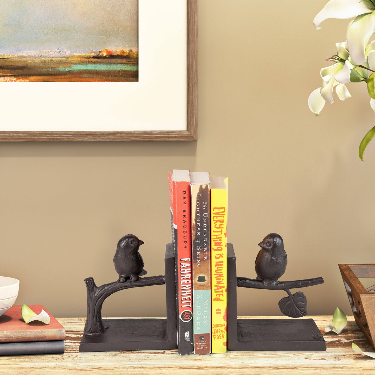 Cast Iron Bookend Set Y96452