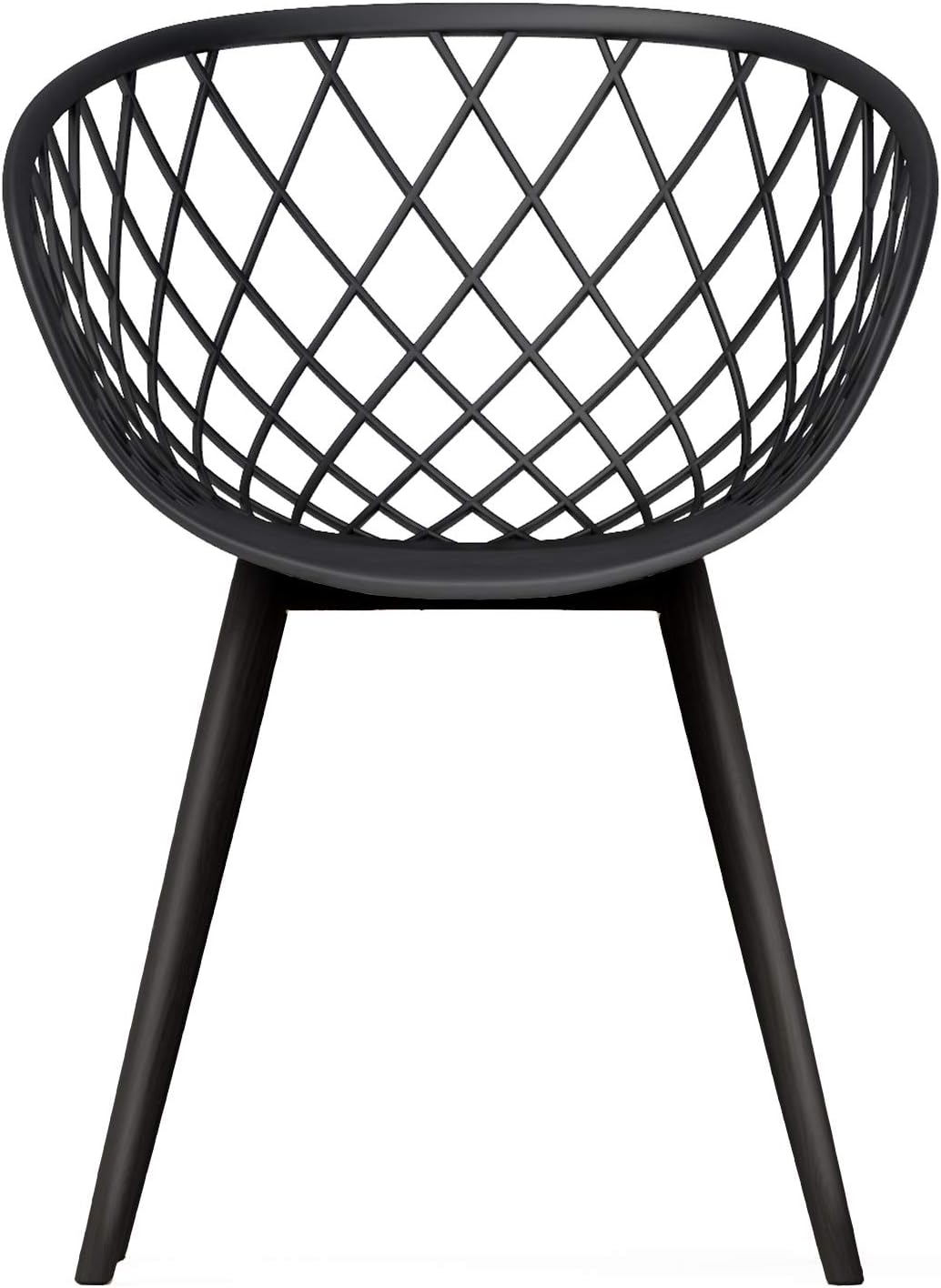 Black Dining Chair Set of 2 W452