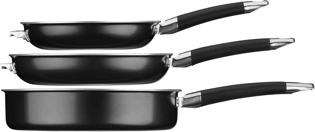 12 Piece Black Nonstick Aluminum Cookware Set J27448