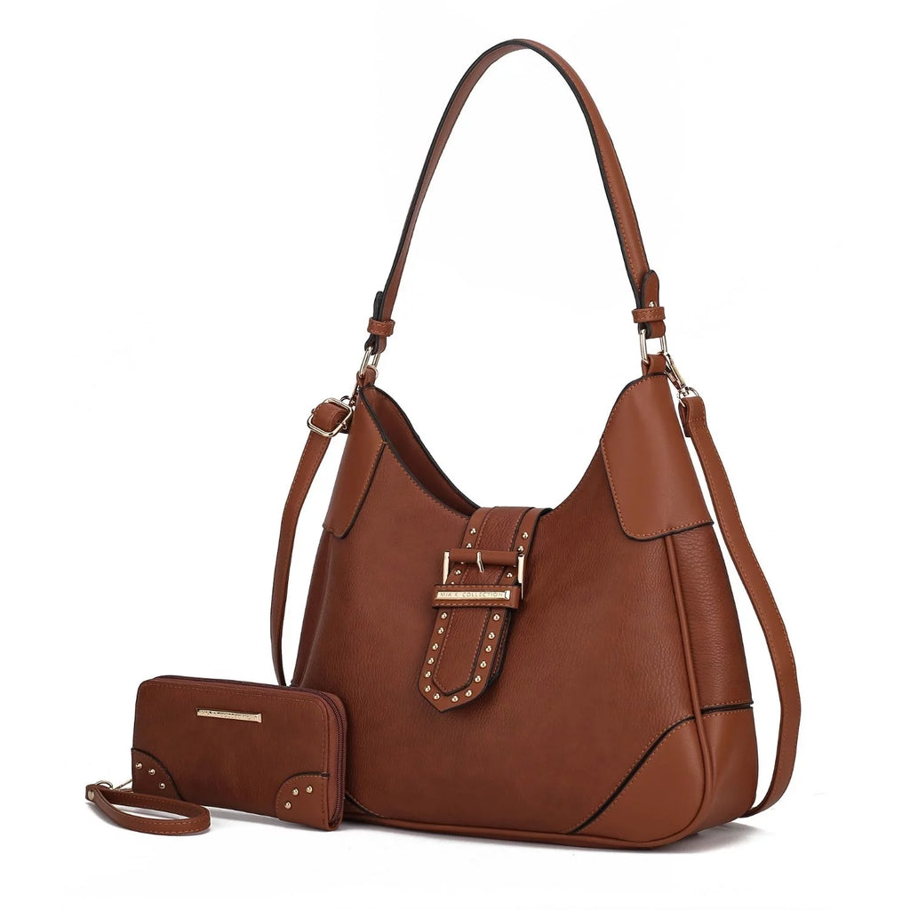 Women's Shoulder Handbag & Matching Wallet 2 Piece Set M188