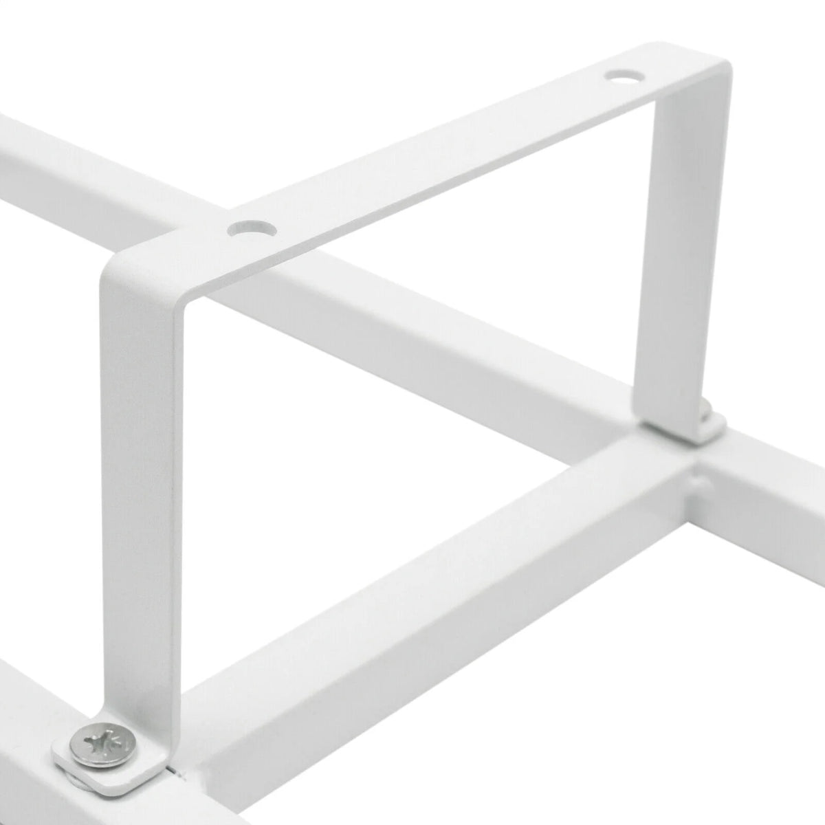 3Pcs White Metal CD DVD Media Storage Rack C579