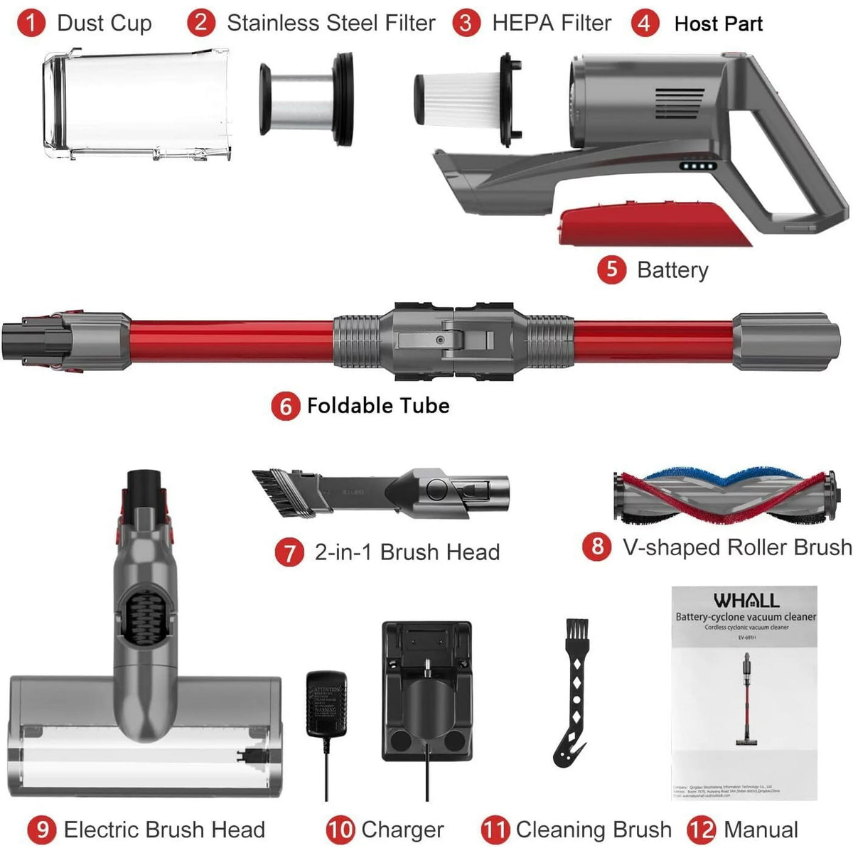 Cordless Stick Vacuum Cleaner H256