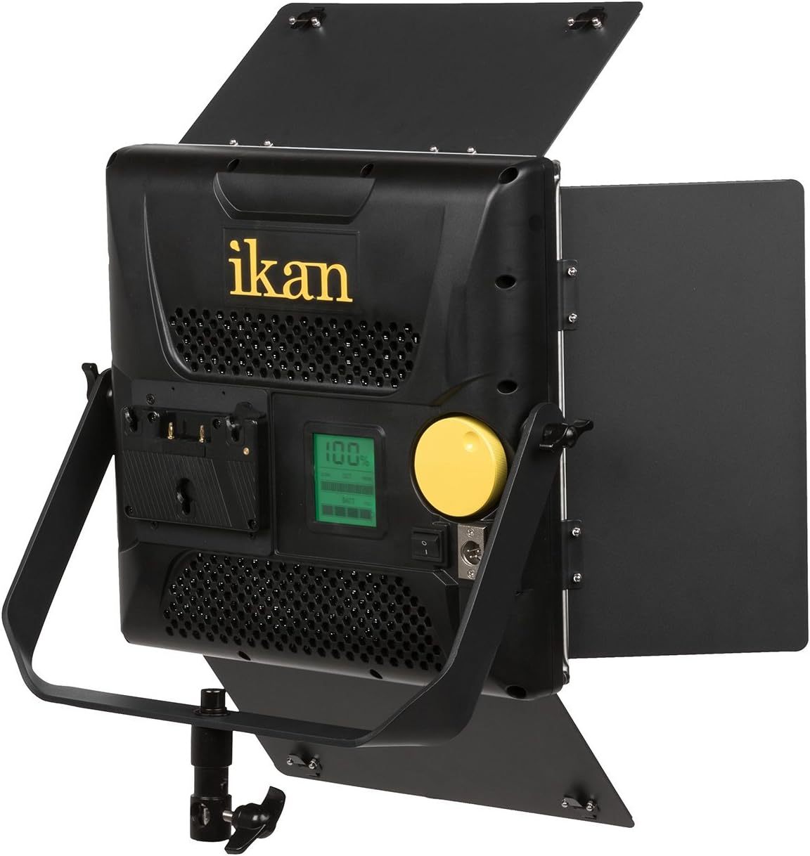 Bi-Color Soft Panel LED Lighting Kit with Barn Doors, Stands and Case I8750