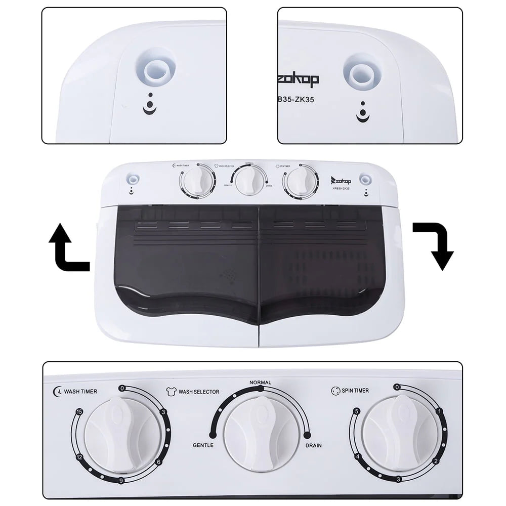 14.3 lbs Twin Tub Washer and Dryer L774258