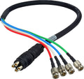 4K UHD 3G HD-SDI Coax Camera Breakout Cable - 75 ft P19395