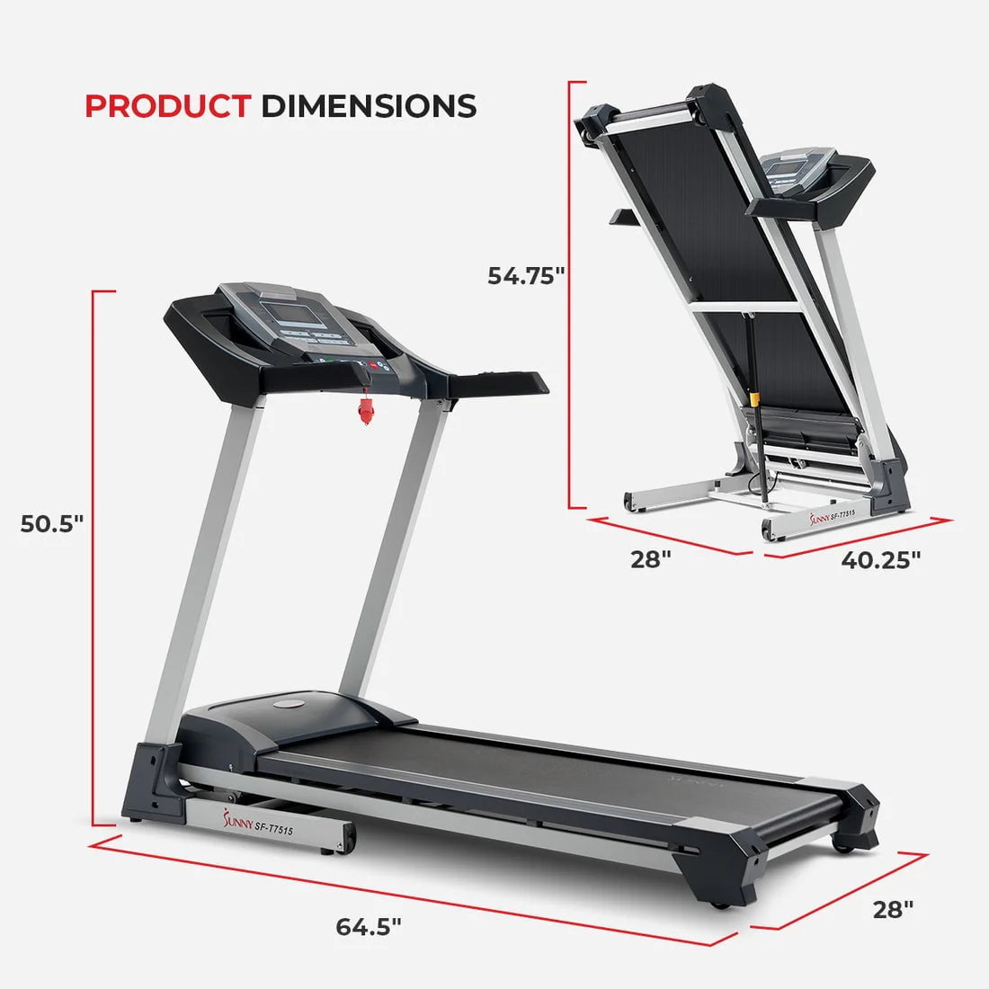 Foldable Treadmill with Auto Incline D94794