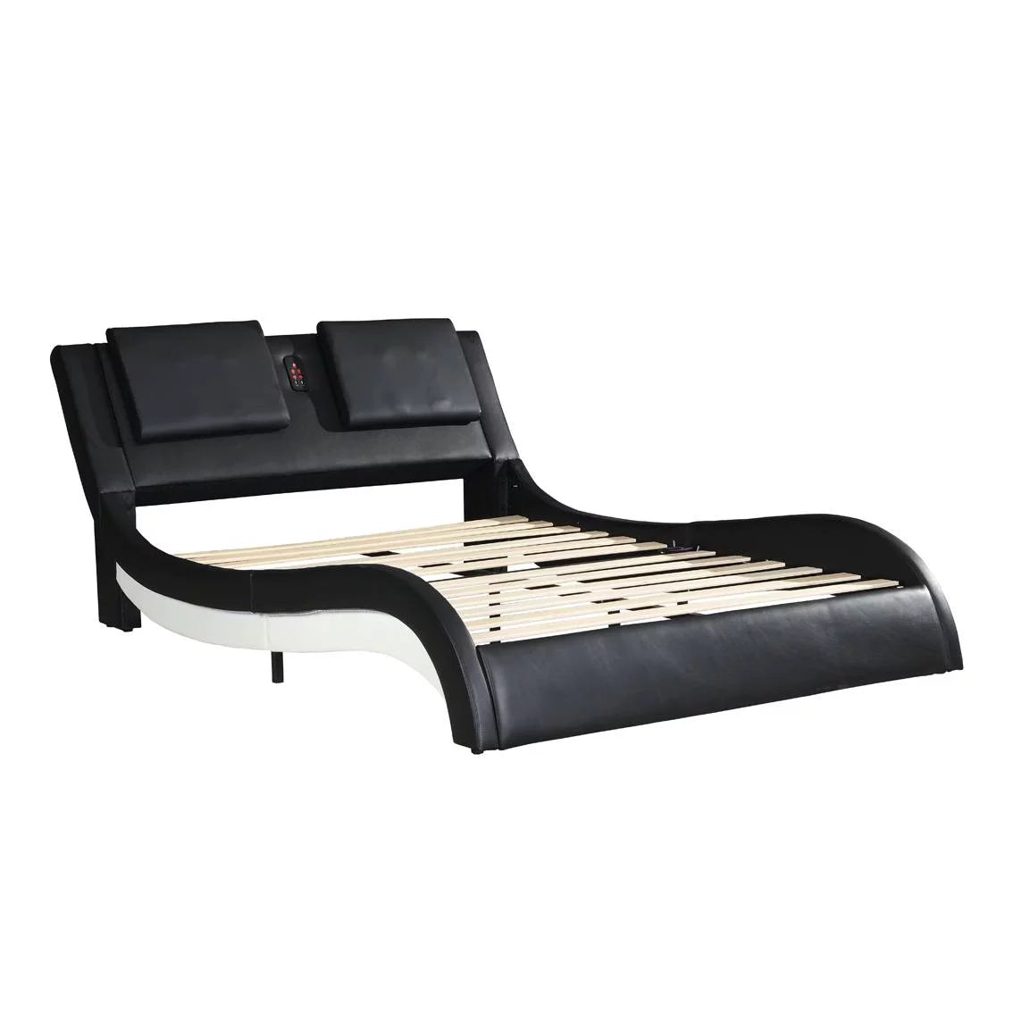 Faux Leather Upholstered Platform Bed Frame Queen V88673