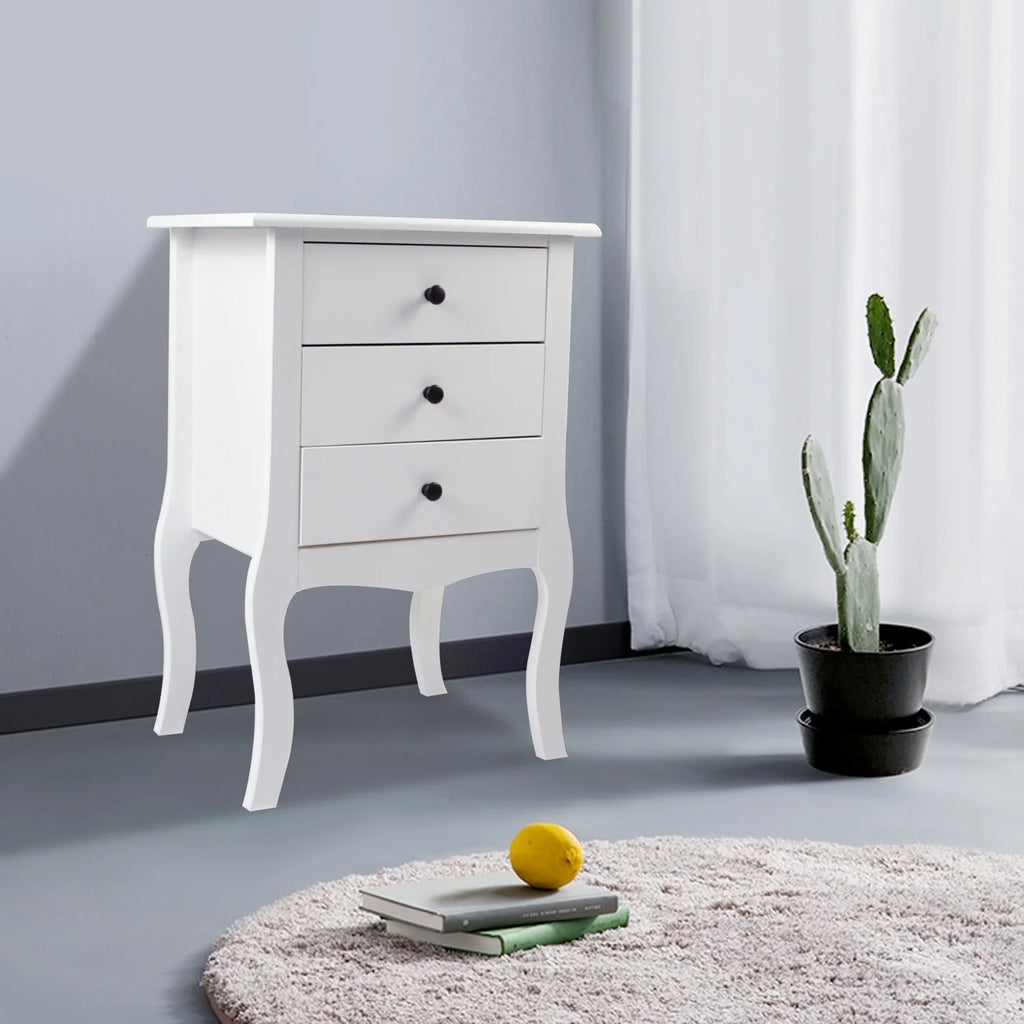 3 Drawer Narrow Nightstand R504